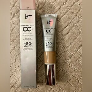 NEW It Cosmetics CC+ Cream Full Coverage Foundation SPF50 in Light